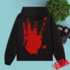 Revenge Merch Store X Lightning Kill Hoodie Black Red