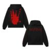 Revenge Merch Store X Lightning Kill Hoodie Black Red