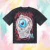 Mishka Nyc Store Merch Mishka Eye Washed Graphic Short Sleeve Tee Black
