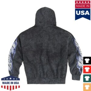 Mishka Nyc Store Merch Mishka Washed Graphic Hoodie Black