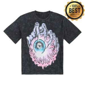 Mishka Nyc Store Merch Mishka Eye Graphic Short Sleeve Tee Black