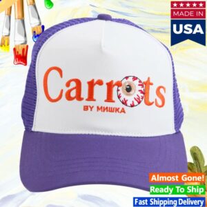 Mishka Nyc Store Merch Mishka Carrots Trucker Hat Purple