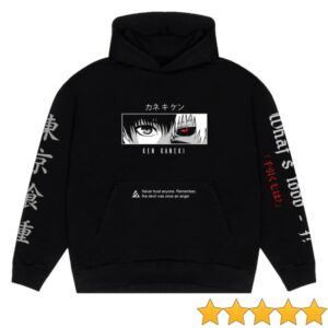 Zam Fashion Store Merch Ken Kaneki Oversized Hoodie