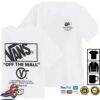 Sourceboards Store Merch Vans Stacked Hi Short Sleeve T-Shirt White
