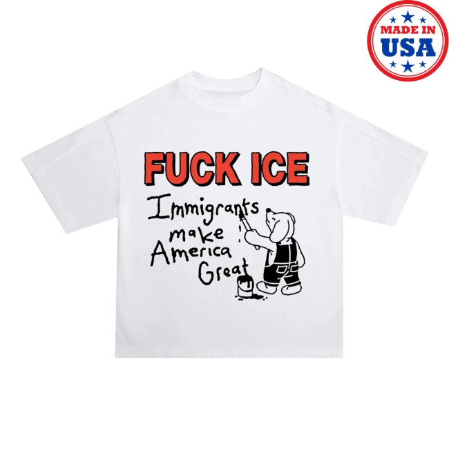 Chnge Store Merch Fuck Ice SS Basic Tee White 2 Chnge Store Merch Fuck Ice SS Basic Tee White