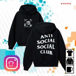 Antisocialsocialclub Merch Store Shop Dot Rose Hood
