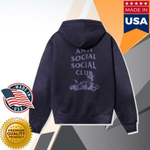 Antisocialsocialclub Merch Store Shop Broken Car Hood Zip