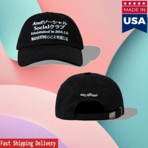 Antisocialsocialclub Merch Store Shop Taku Ball Cap