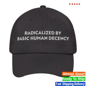 Sharon Mcmahon Store Merch Radicalized By Basic Human Decency Black Cap