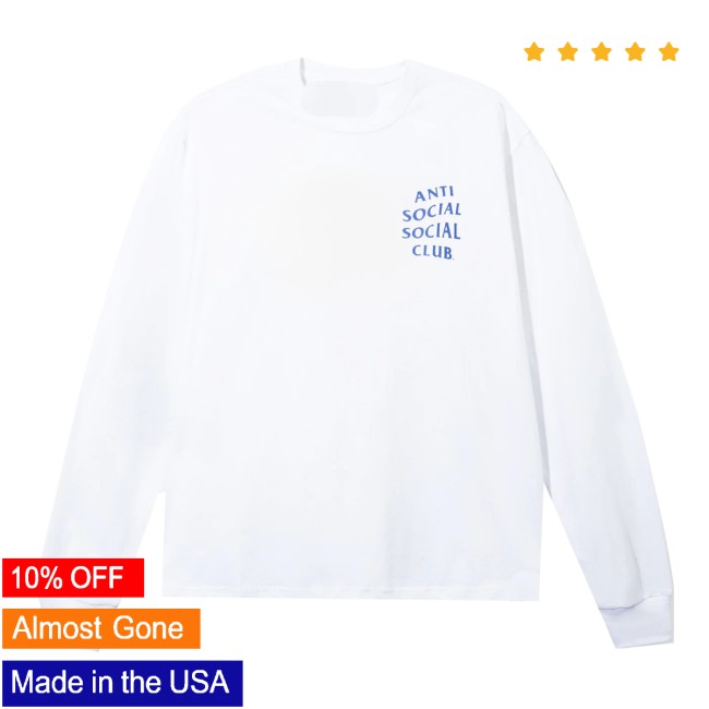 Anti Social Social Club Store Merch Taku LS White Tee 3 Anti Social Social Club Store Merch Taku LS White Tee