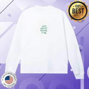 Anti Social Social Club Store Merch Road Sign LS White Tee