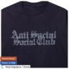 Anti Social Social Club Store Merch A Broken Star LS Tee