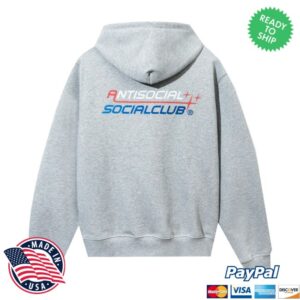 Anti Social Social Club Store Merch Racing Gay Hood-Zip