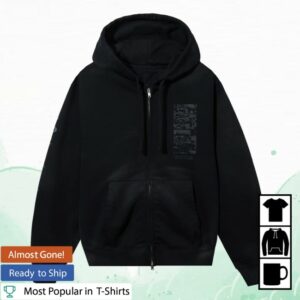 Anti Social Social Club Store Merch Broken Car Black Hood-Zip