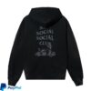 Anti Social Social Club Store Merch Broken Car Black Hood-Zip