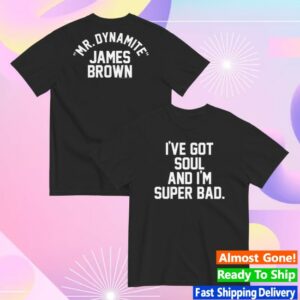 James Brown Store Merch Mr. Dynamite Double Sided T-Shirt
