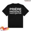 2819 Church Merch Store T-Shirt Proclamant La Presence De La Priere