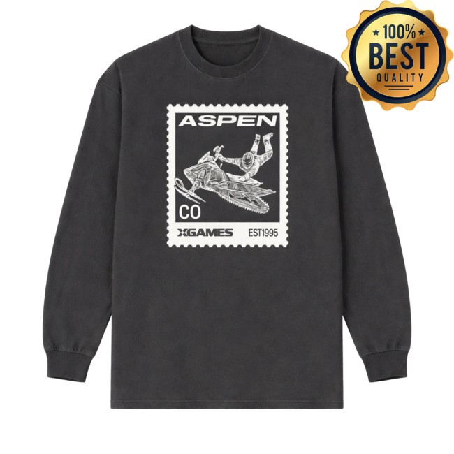 X Games Merch Store Shop Postage Long Sleeve Tee Black