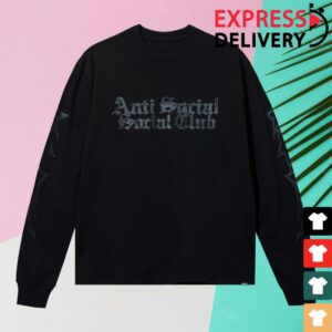 Antisocialsocialclub Merch Store A Broken Star Ls Tee Black