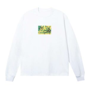 Antisocialsocialclub Merch Store Road Sign Ls Tee White