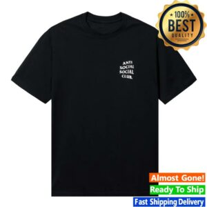 Antisocialsocialclub Merch Store Taku T-Shirt Black
