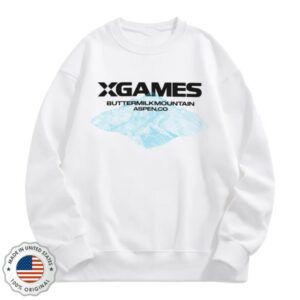 X Games Merch Store Shop  Buttermilk Topography Crewneck