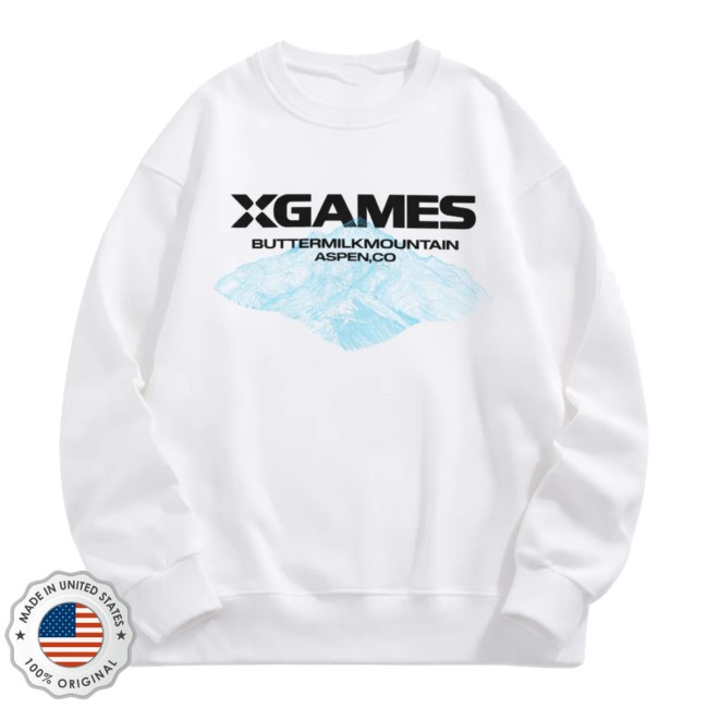 X Games Merch Store Shop Buttermilk Topography Crewneck 2 X Games Merch Store Shop Buttermilk Topography Crewneck