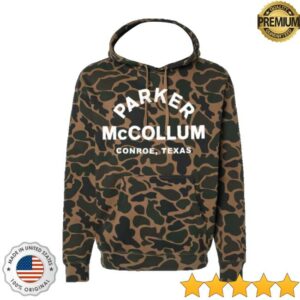 Parker Mccollum Merch Store Shop Camo Arch Text Hoodie