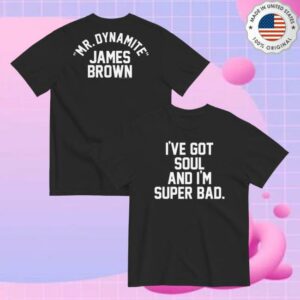 James Brown Merch Store Mr. Dynamite Double Sided T-Shirt