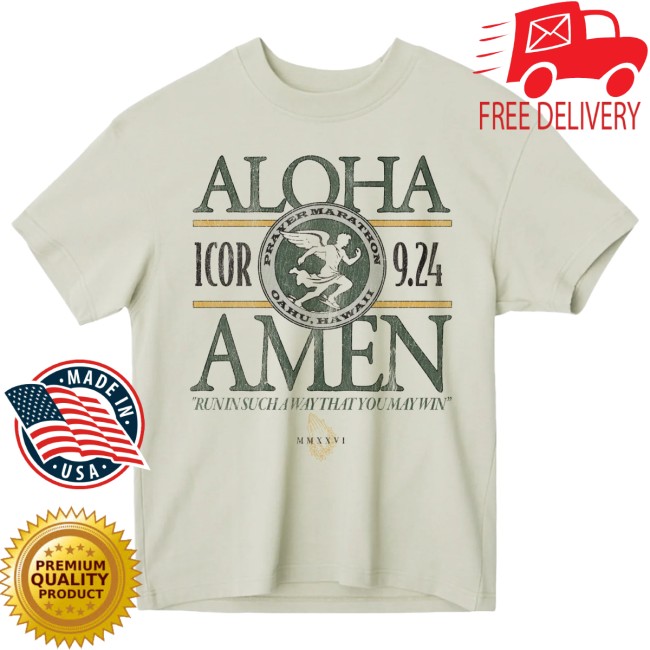 Aloha And Amen Store Merch Prayer Marathon Tee 2 Aloha And Amen Store Merch Prayer Marathon Tee