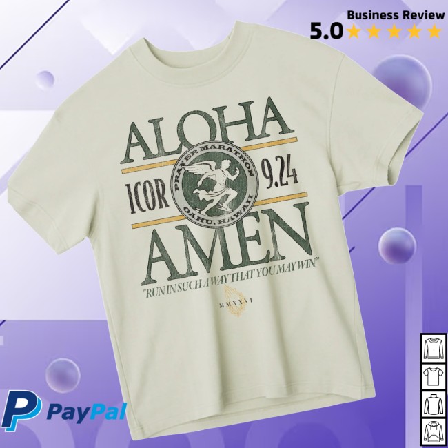 Aloha And Amen Store Merch Prayer Marathon Tee 3 Aloha And Amen Store Merch Prayer Marathon Tee