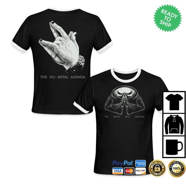 Nu Metal Agenda Merch Store Nu Metal Will Provide Ringer T-Shirt 5 Nu Metal Agenda Merch Store Nu Metal Will Provide Ringer T-Shirt