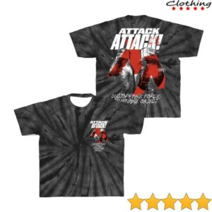 Attackattack Shop Merch Store Unstoppable Force Dye Tee