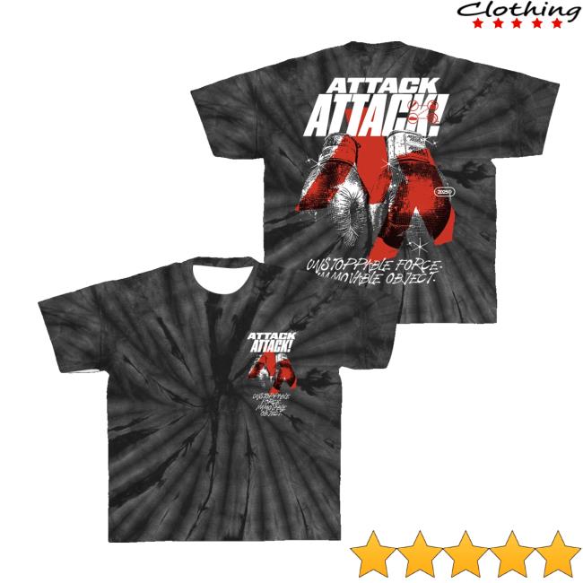 Attackattack Shop Merch Store Unstoppable Force Dye Tee 2 Attackattack Shop Merch Store Unstoppable Force Dye Tee