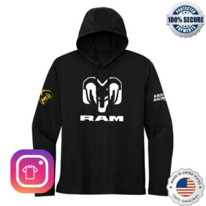 Kaulig Racing Merch Store Kaulig Racing X Ram Race For The Seat Hooded Shirt