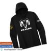 Kaulig Racing Merch Store Kaulig Racing X Ram Race For The Seat Hooded Shirt
