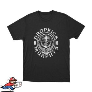 Dropkick Murphys Merch Store Skull Emblem T Shirt