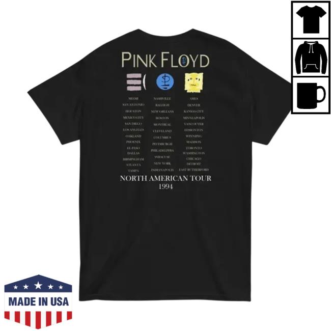 Pink Floyd Merch Store Pink Floyd Division Bell 1994 Tour Metal Heads T-Shirt 4 Pink Floyd Merch Store Pink Floyd Division Bell 1994 Tour Metal Heads T-Shirt