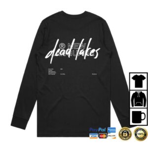Merchbar Store Merch Dead Lakes Tracklist Long Sleeve