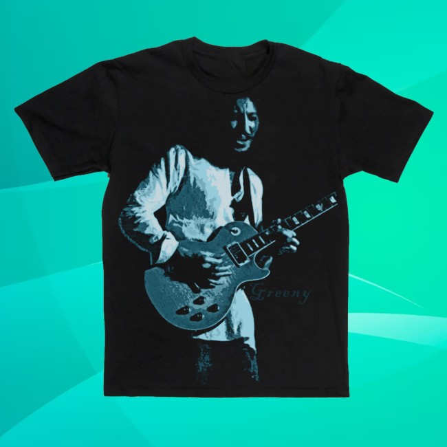 Djtees Store Merch Greeny Peter Green Live T-Shirt 2 Djtees Store Merch Greeny Peter Green Live T-Shirt