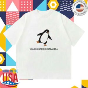 Bonkerscorner Store Merch Unbothered Penguin Oversized T-Shirt
