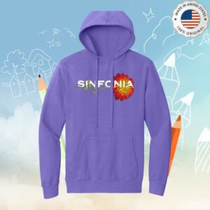 Sinfonia Store Merch Chrysanthemum Red Horizontal Hoodie