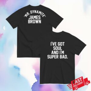James Brown Shop Merch Store Mr. Dynamite Double Sided T-Shirt