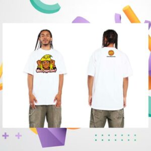 Nicktoontime Merch Store What’s Poppin Twin White Oversize T Shirt