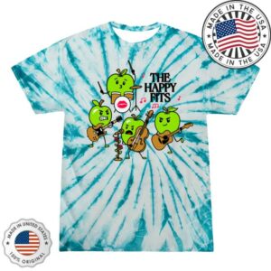 The Happy Fits Merch Store Fruit Band T-Shirt Blue Dye