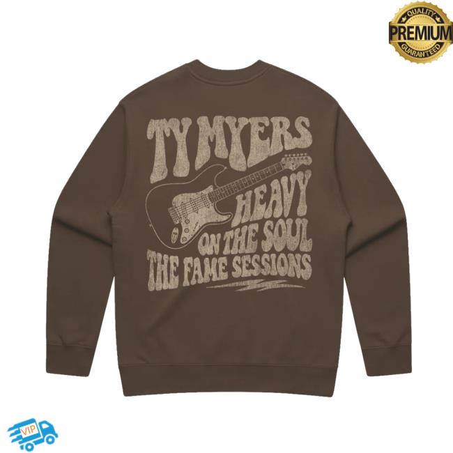 Ty Myers Merch Store Shop Heavy On The Soul Brown Crewneck 4 Ty Myers Merch Store Shop Heavy On The Soul Brown Crewneck