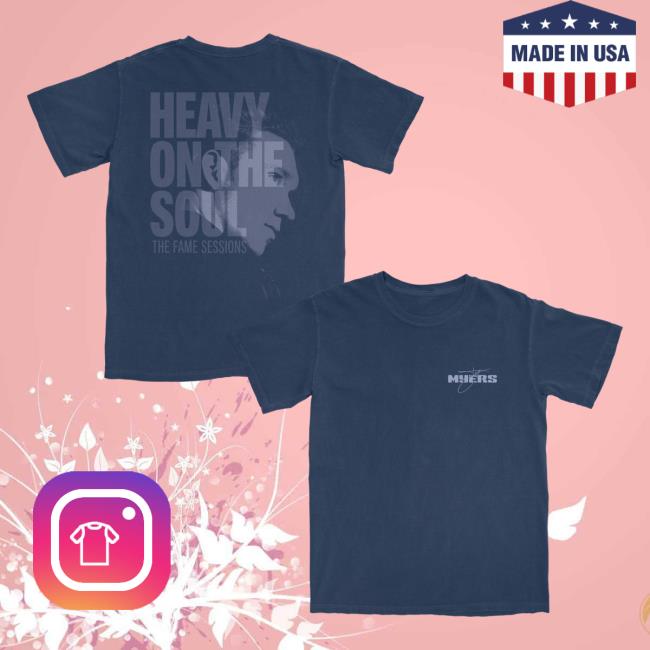 Ty Myers Merch Store Shop Heavy On The Soul Navy Tee 5 Ty Myers Merch Store Shop Heavy On The Soul Navy Tee