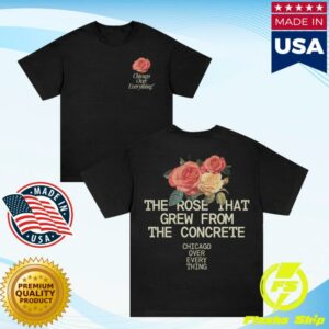 Chicago Over Everything Merch Store Shop Concrete Rose Tee