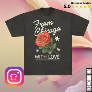 Chicago Over Everything Merch Store Shop Rose Ball Tee