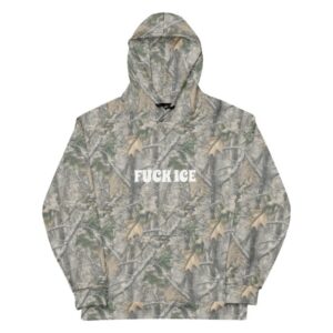Kennidi Store Merch Fk Ice Real Tree Faded Camo Unisex Cotton Hoodie